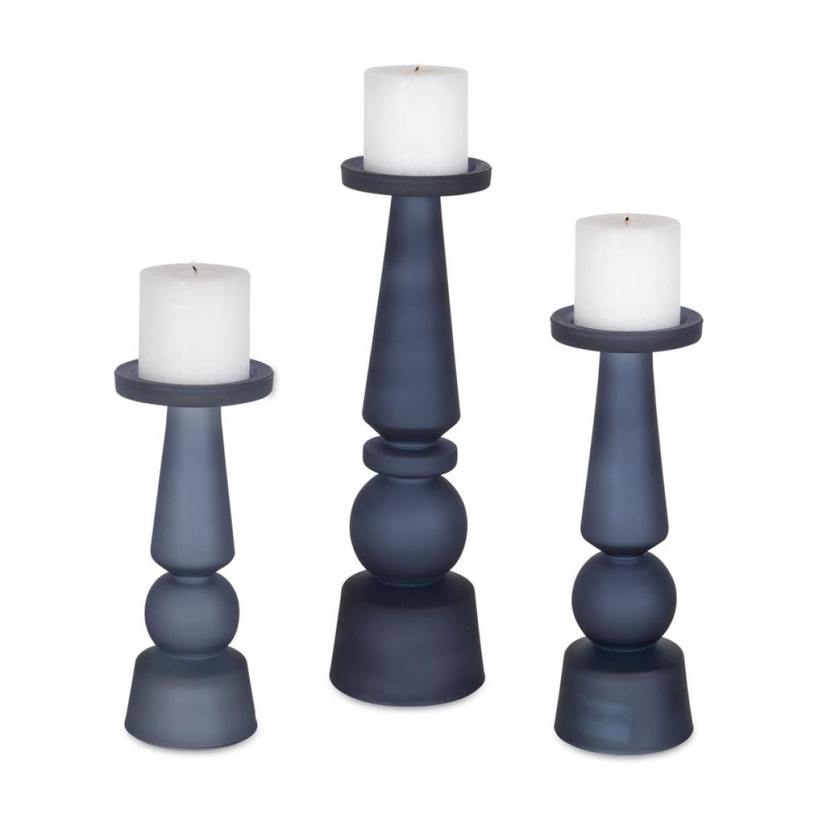 Cassiopeia Candleholders, Midnight Blue, S/3 - Image 2
