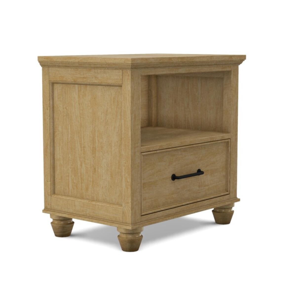 Vista Bedroom 1-Drawer Nightstand - Image 36