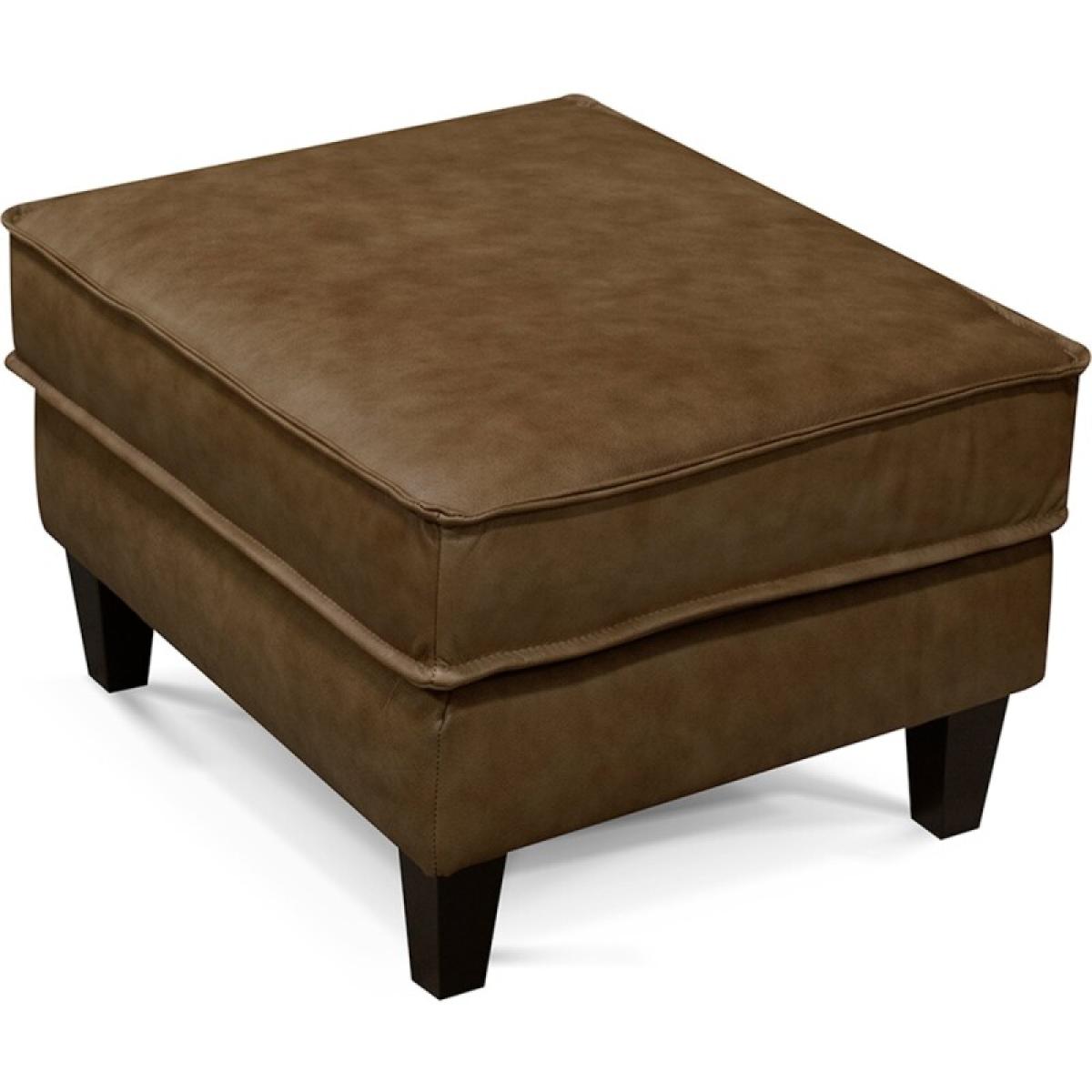 Bailey Leather Ottoman - Image 2