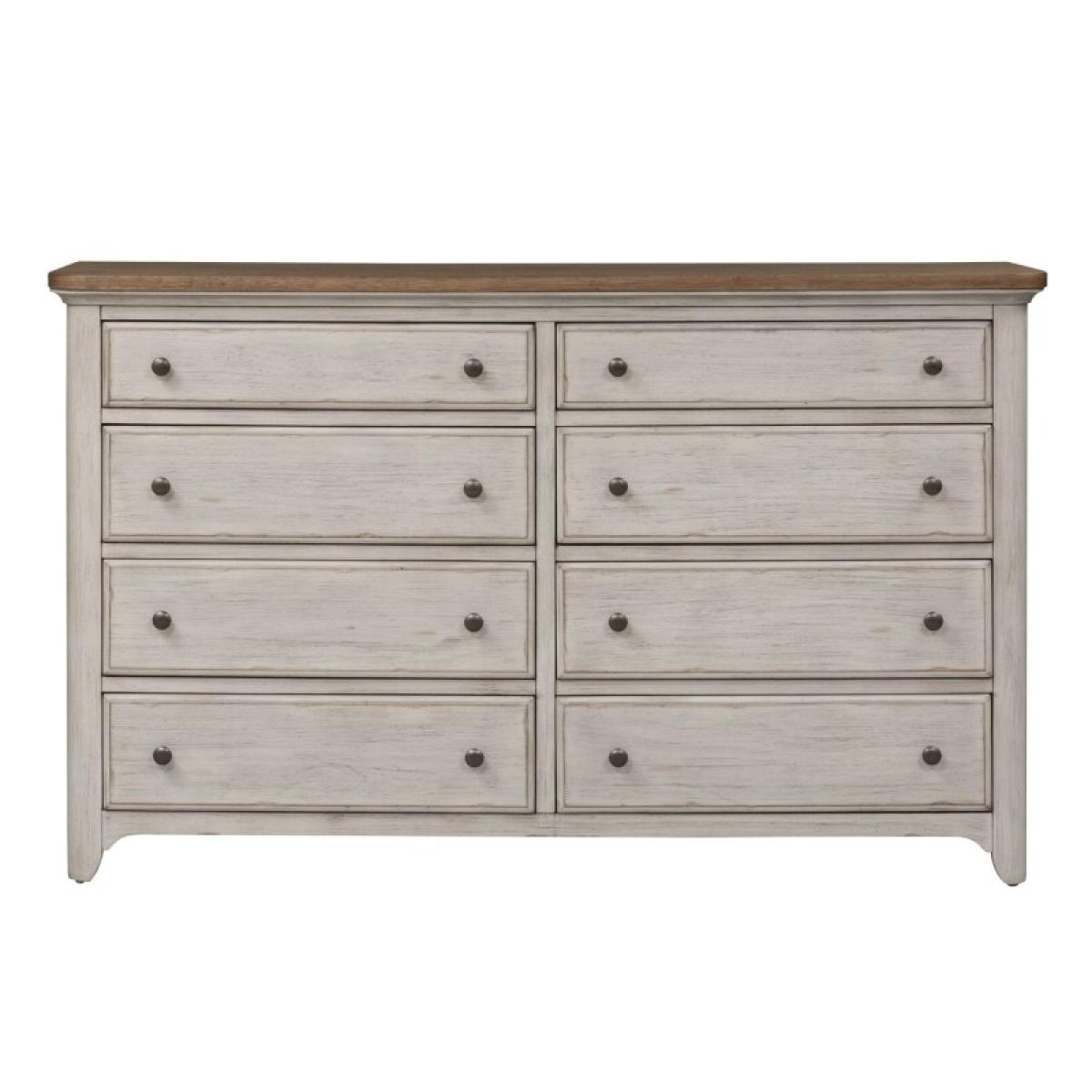 Farmhouse Reimagined 8 Drawer Dresser - Image 4