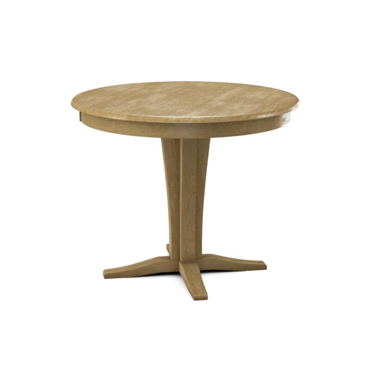 Build Your Own Pedestal Table w/ 30"H Verano Pedestal for Solid Tops - Image 22