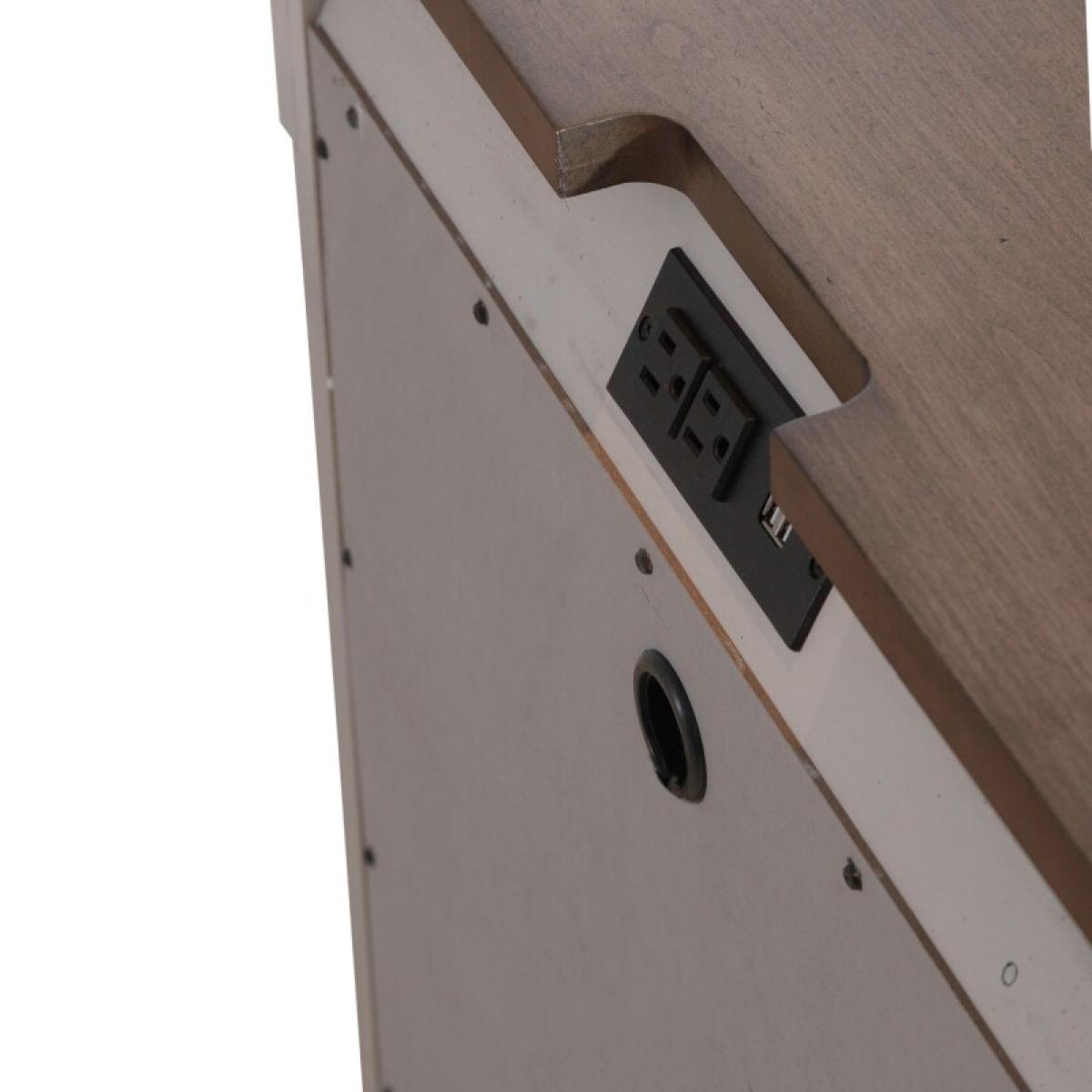 Ivy Hollow 3 Drawer Night Stand w/ Charging Station - Image 9