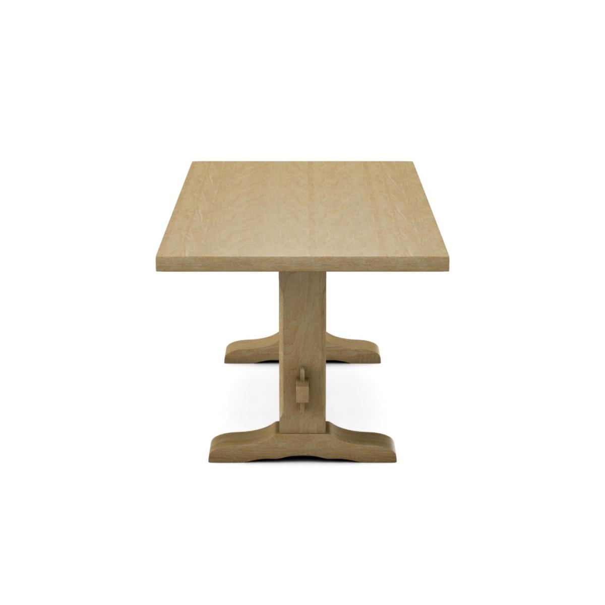 Trestle Solid Table Top w/ Trestle Table Base - T-7236T - Image 14