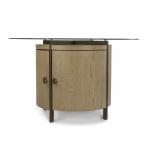 Rio Vista 54" Round Dining Table w/ Storage - Muted Earth Tones Clay Finish - Image 6