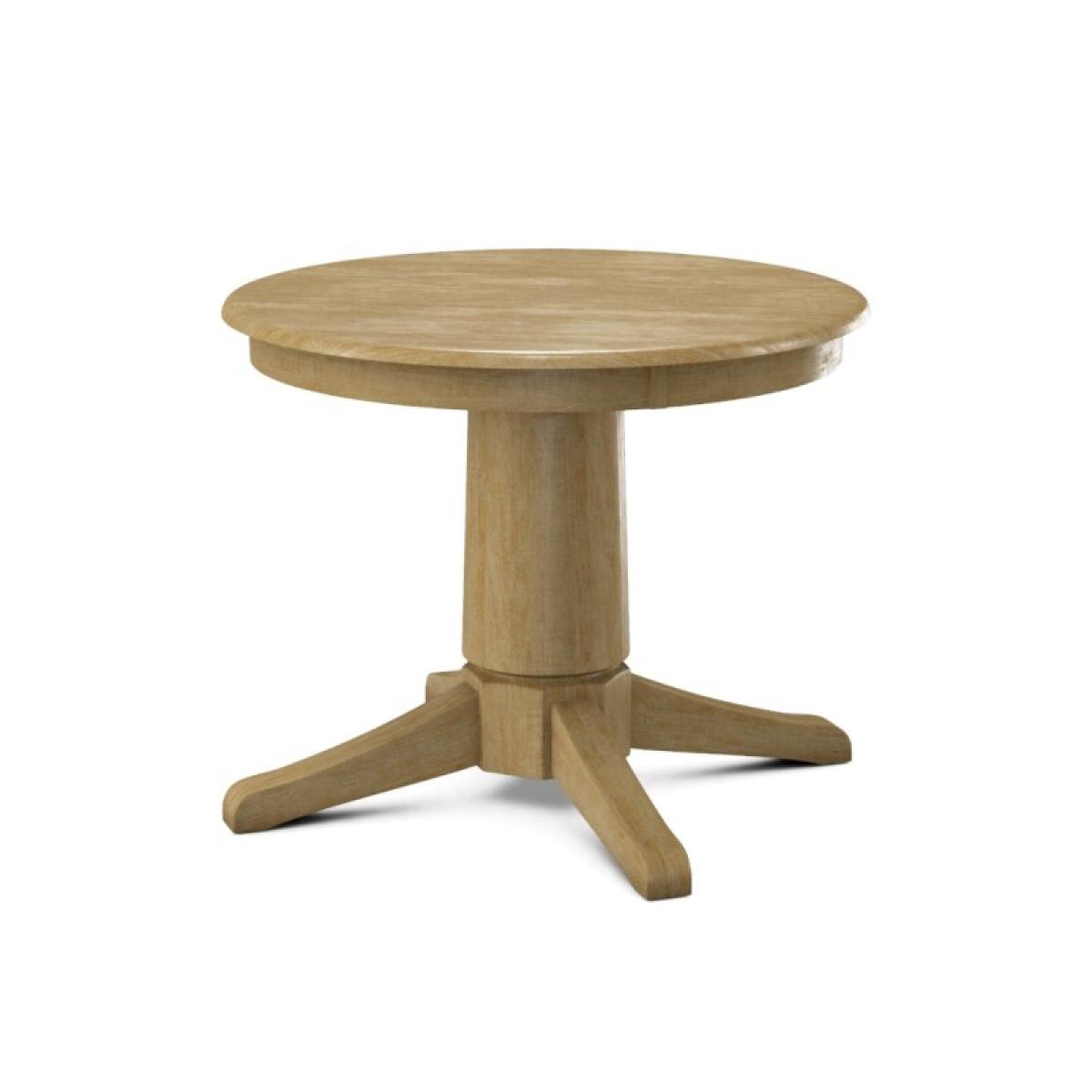 Build Your Own Pedestal Table w/ 30"H Transitional Pedestal for Solid Tops - Image 30
