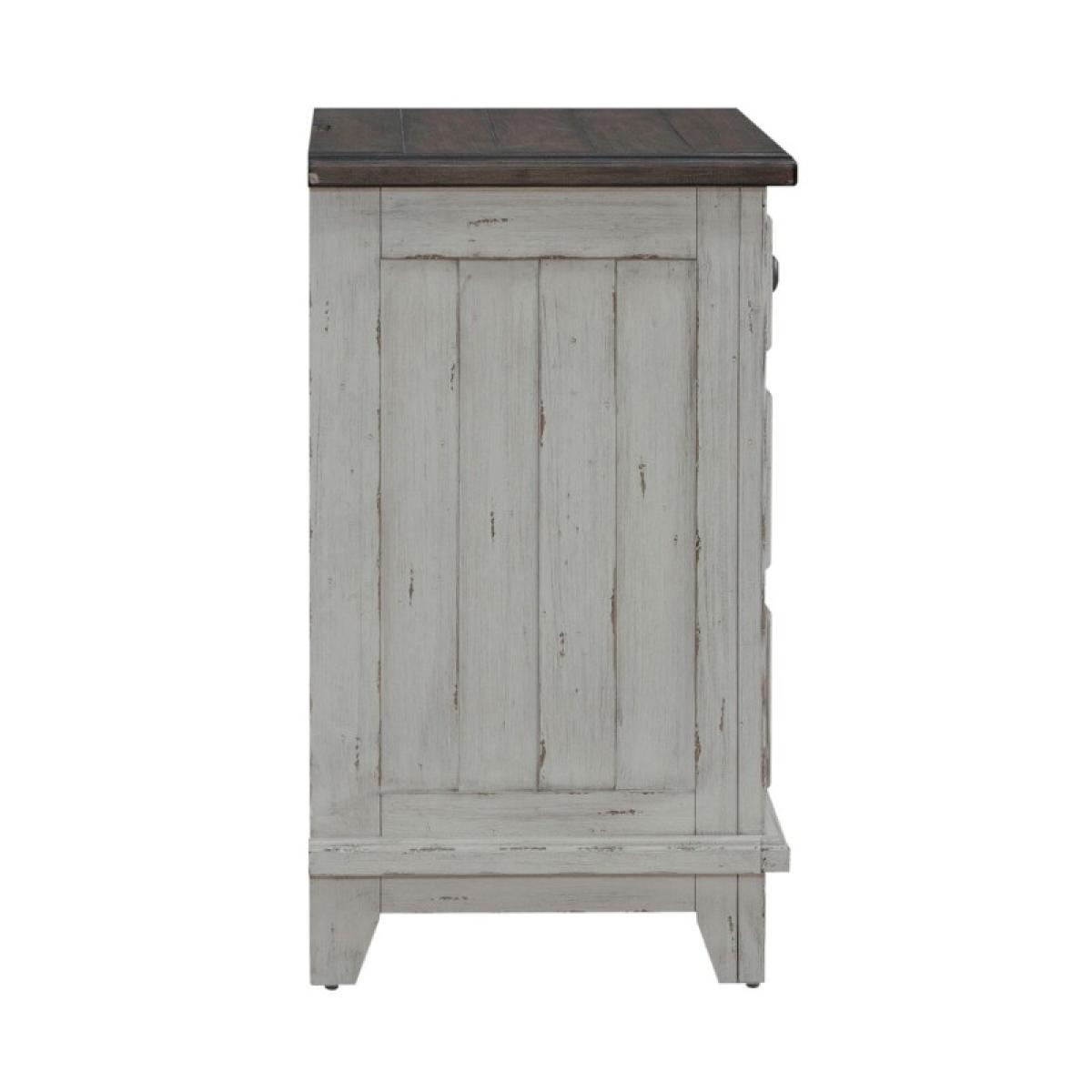 River Place 3 Drawer Nightstand w/ Charging Station - Image 5