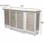 Islamorada 4-door Credenza - Image 15