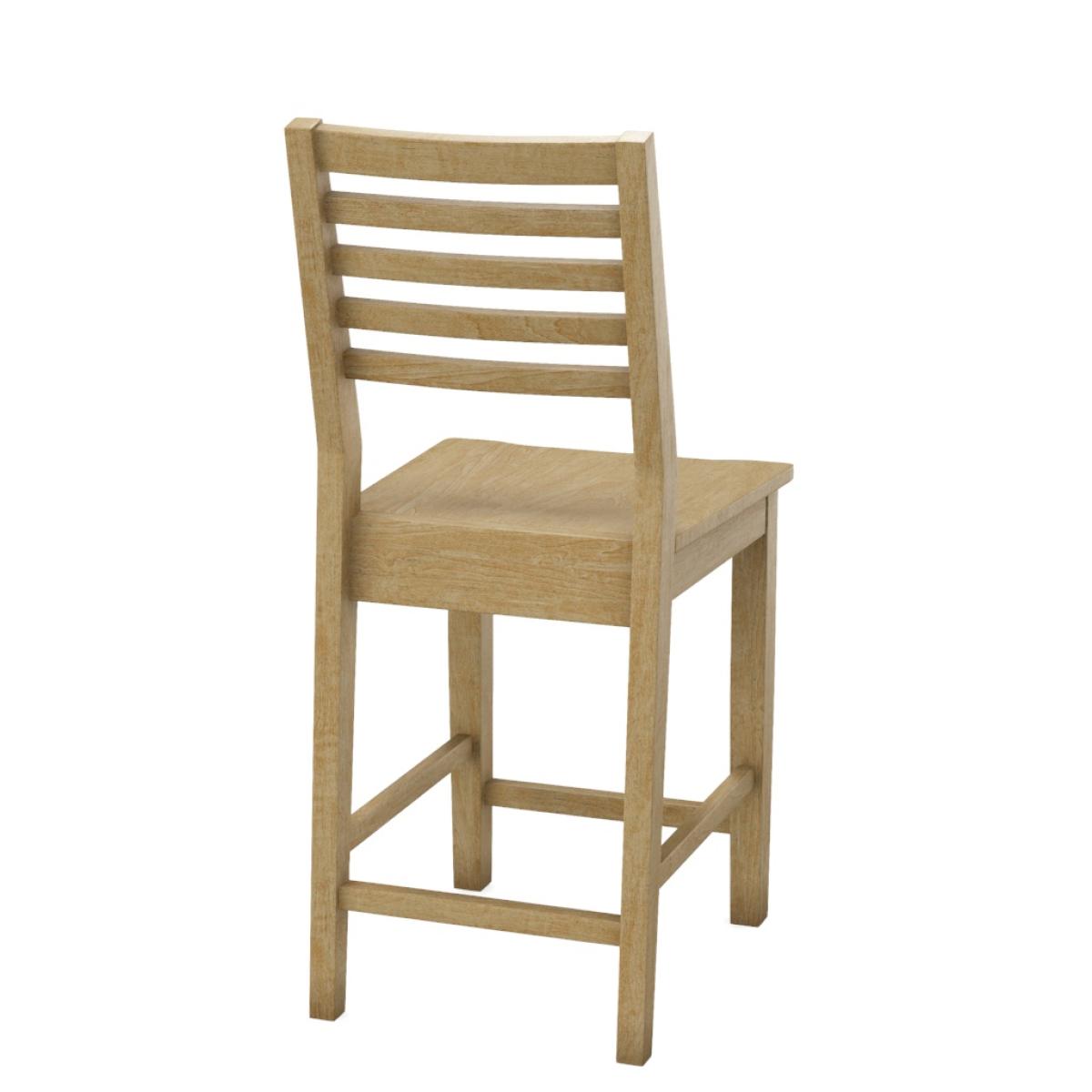 24" Aspen Ladder Back Counter Stool - Image 25