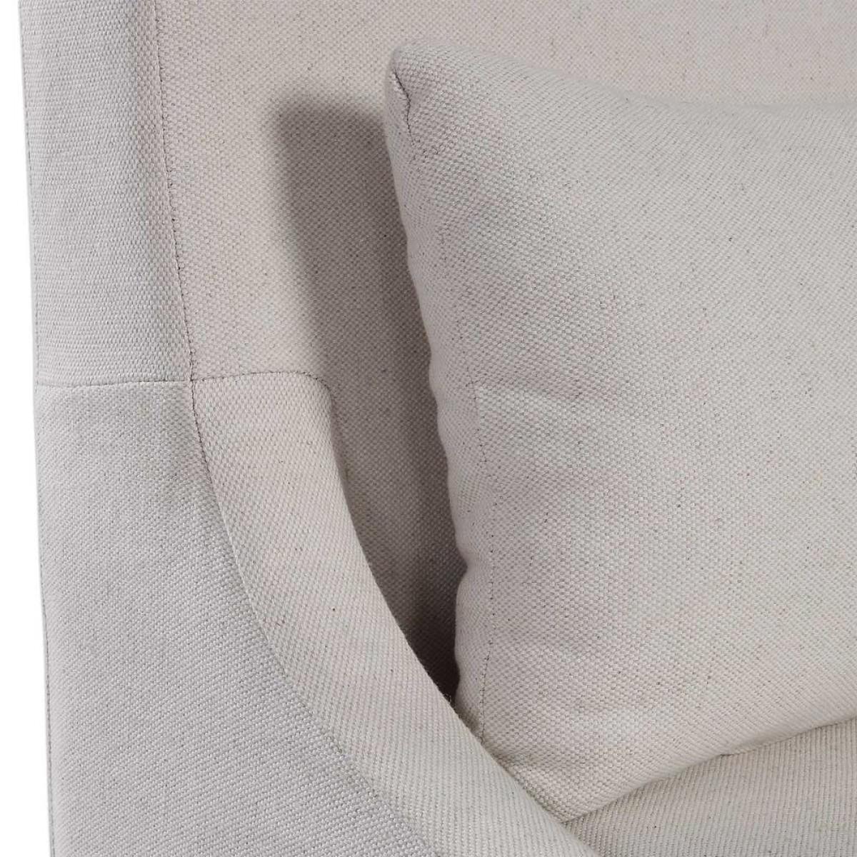 Coley Armless Chair, Linen - Image 7