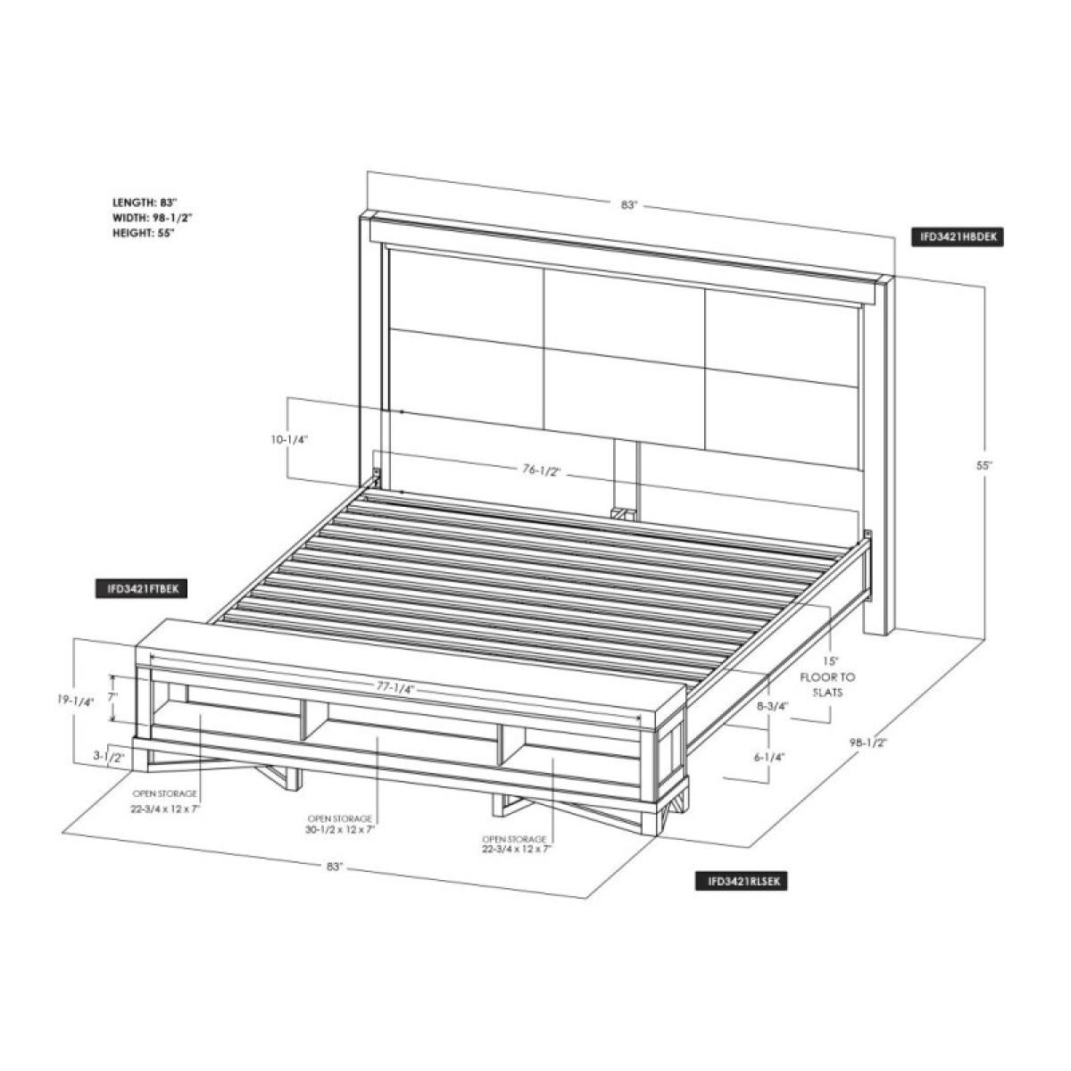 Walnut, King Bed - Walnut - Image 11