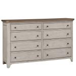 Farmhouse Reimagined 8 Drawer Dresser - Image 3