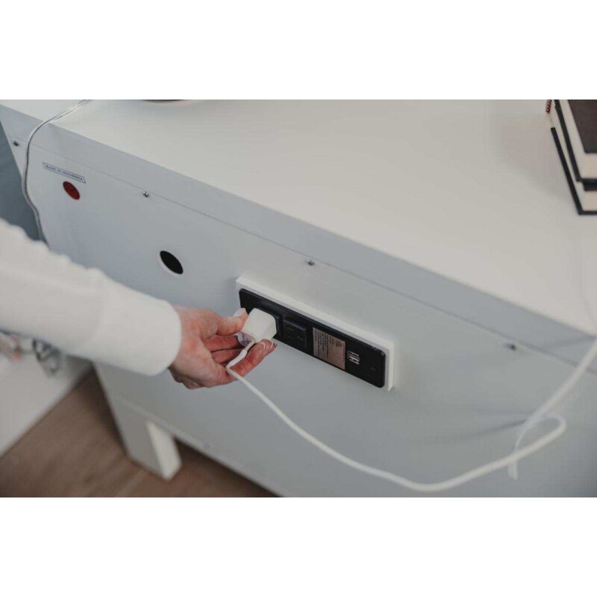 Montauk 2-drawer Electrified Nightstand - Image 5