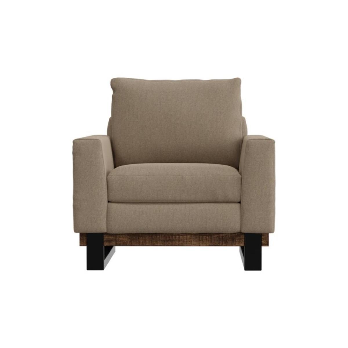 Blackburn Metal & Wood Base, Armchair - Image 3