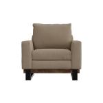 Blackburn Metal & Wood Base, Armchair - Image 3