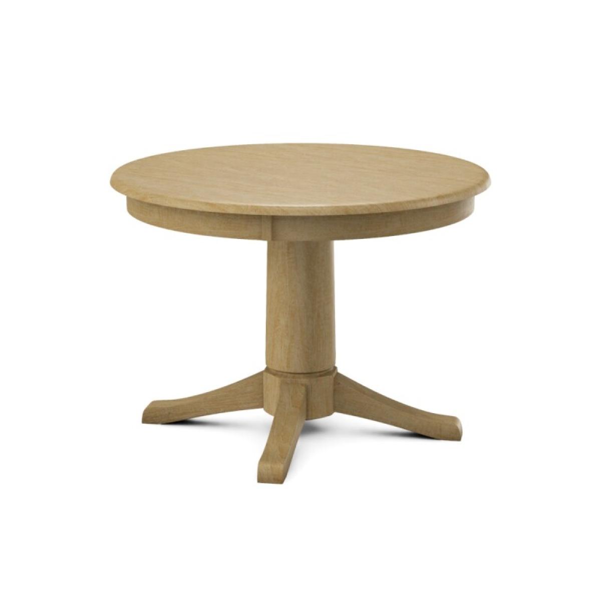 Build Your Own Pedestal Table w/ 42" Round Tabletop w/'Half Bullnose Edge - Image 6