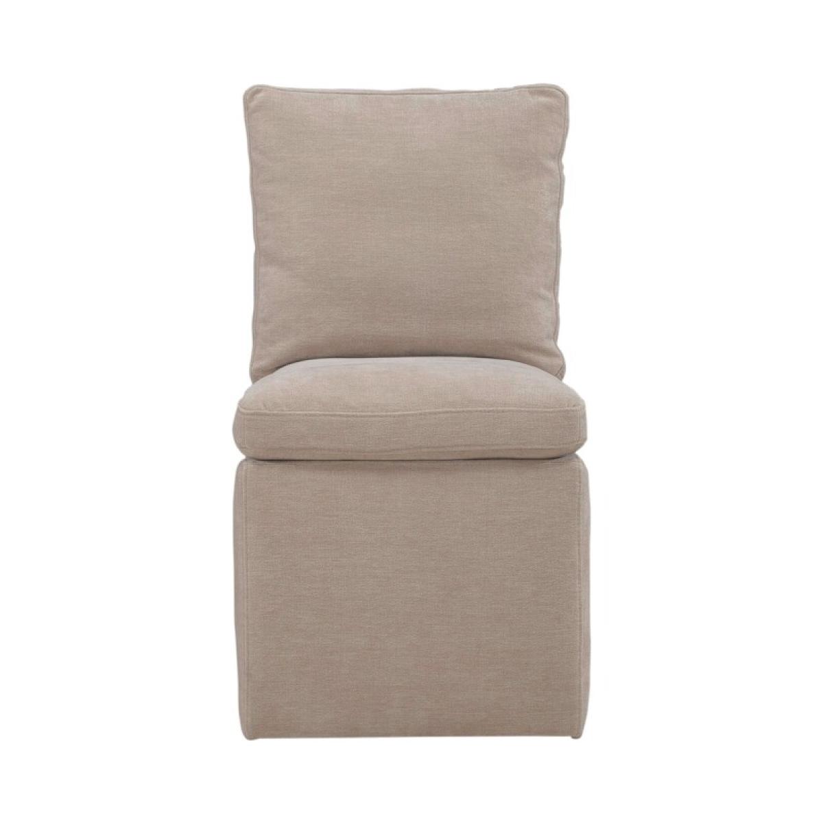 Accent Dining Chair w/ Casters - Wicker - Image 5