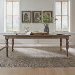 Americana Farmhouse Rectangular Leg Table