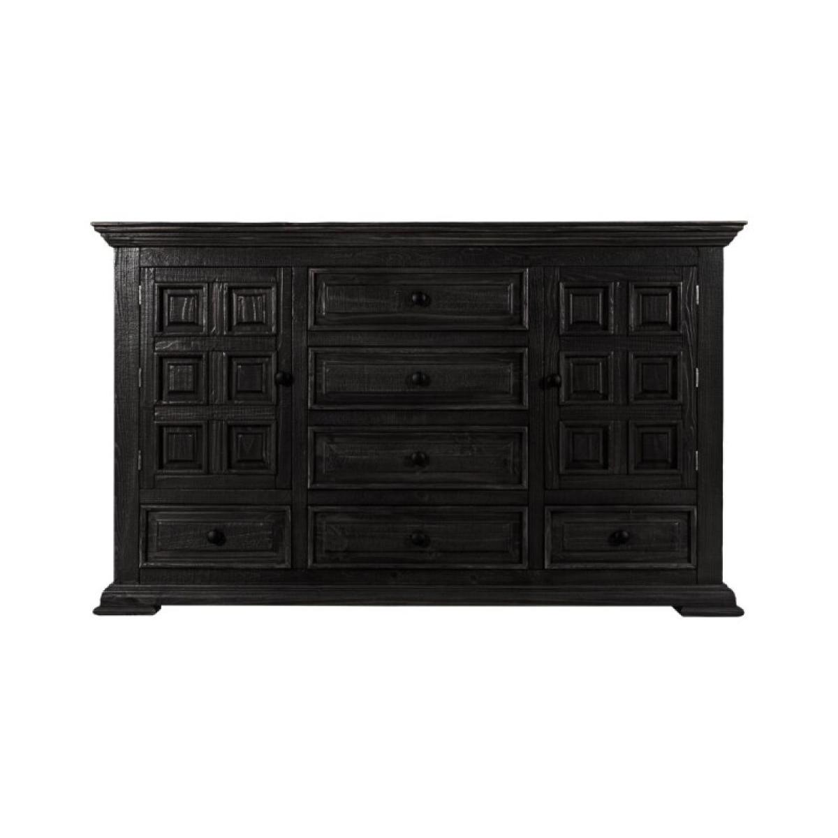 6 Drawer & 2 Door, Dresser - Terra Dark - Image 2
