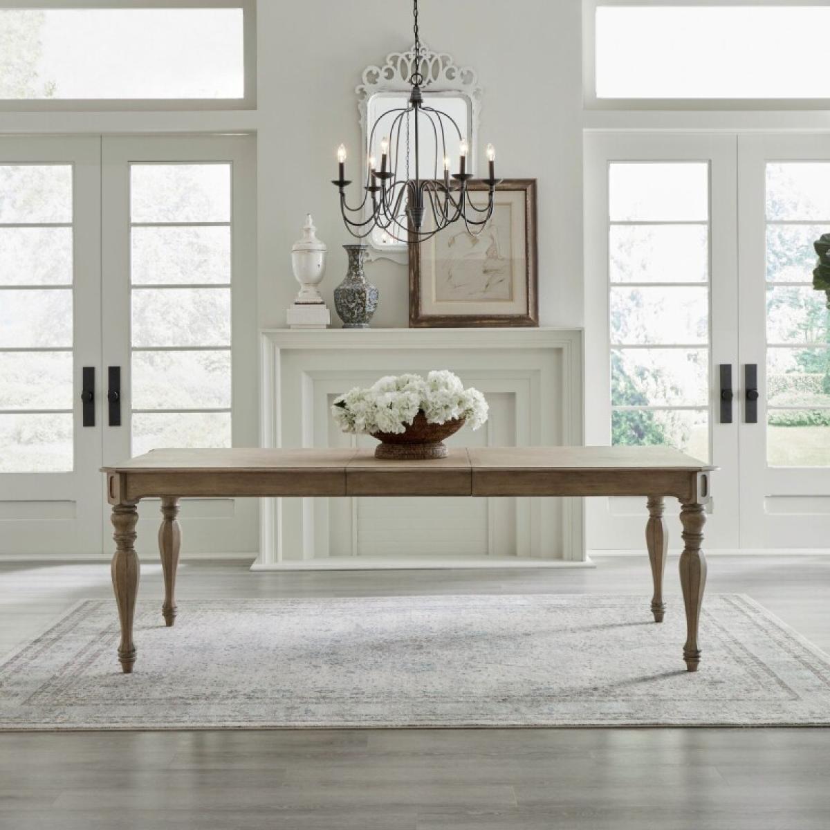 Magnolia Manor Rectangular Leg Table - Image 2