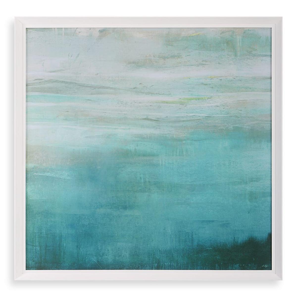 Cancun Teal Framed Print - Image 2