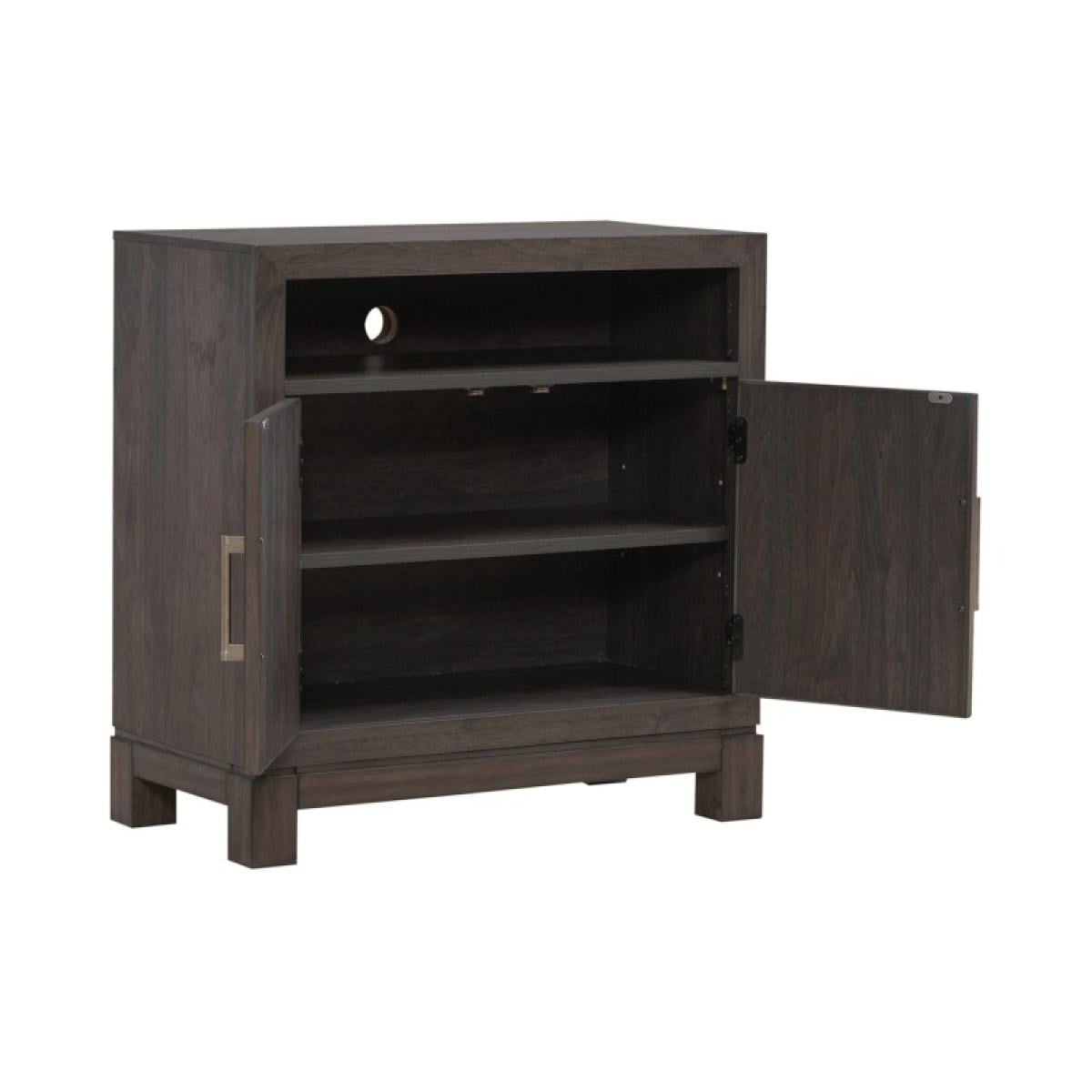 Modern Edge Bedside Chest w/ Charging Station - Image 8