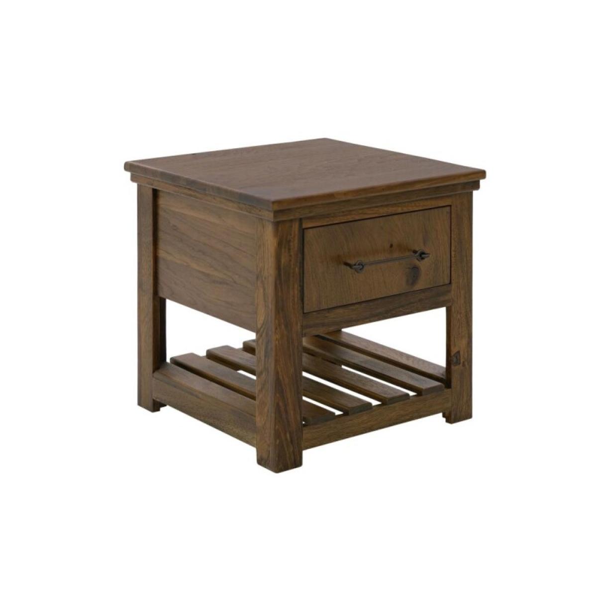 1 Drawer, End Table - Walnut - Image 2