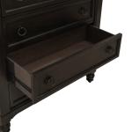 Americana Farmhouse 5 Drawer Chest - Black - Image 10