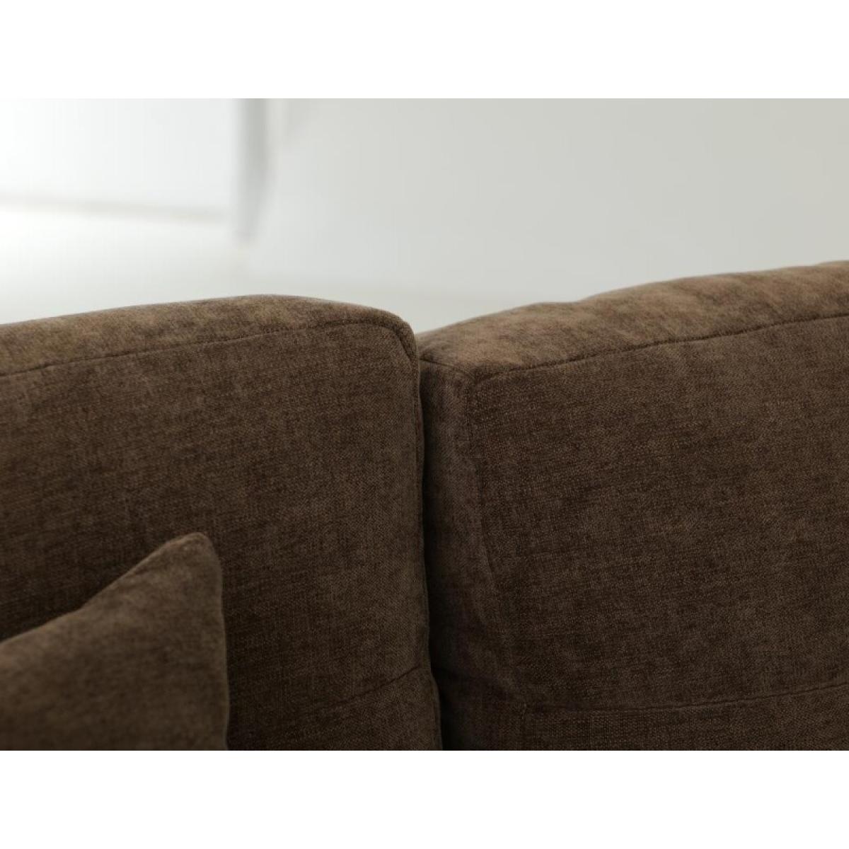 Wooden Frame, Upholstered Loveseat - Walnut - Image 6