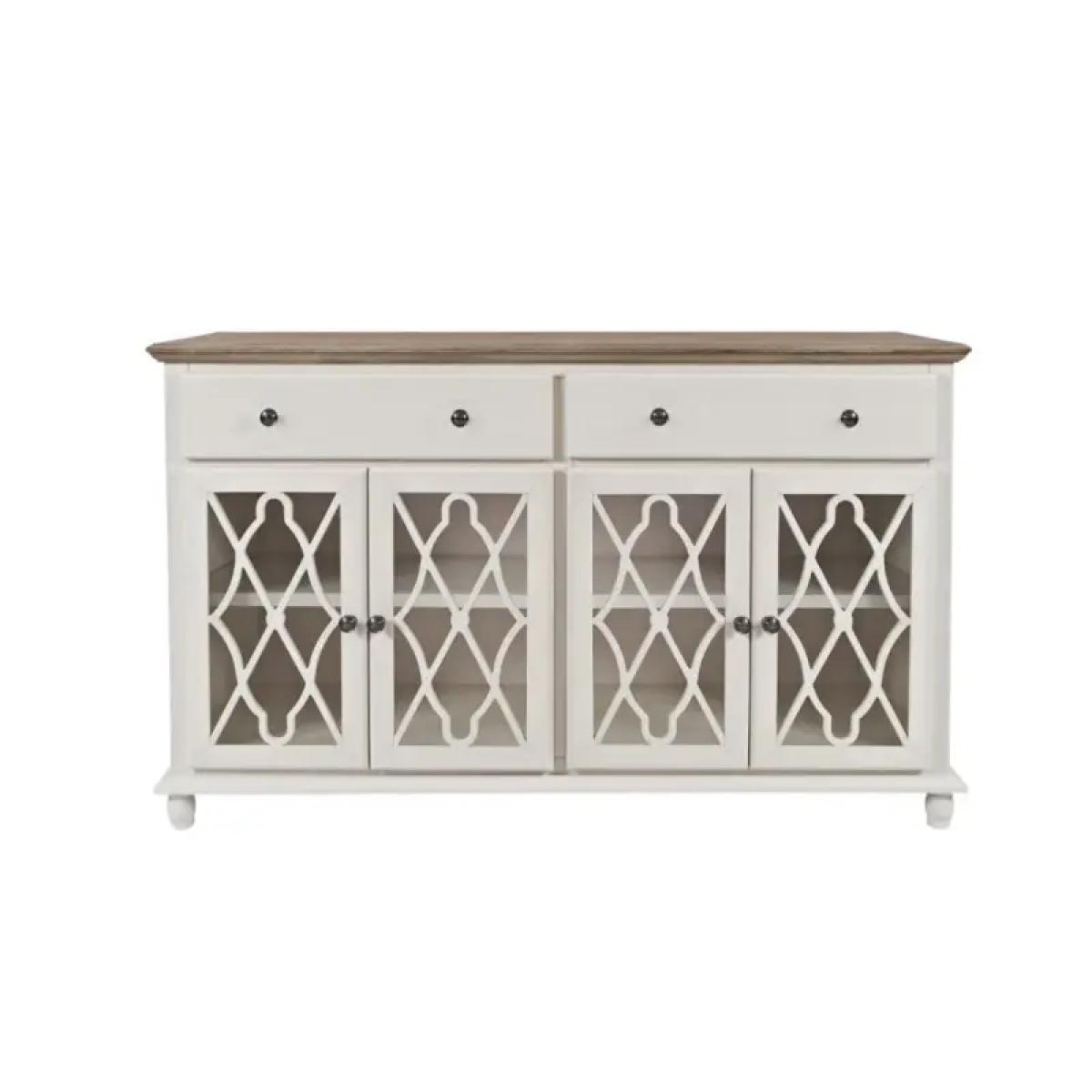 b215f8a520c76587fd4544b95c828401 Aurora Hills 4 Door Accent Cabinet - Image 1