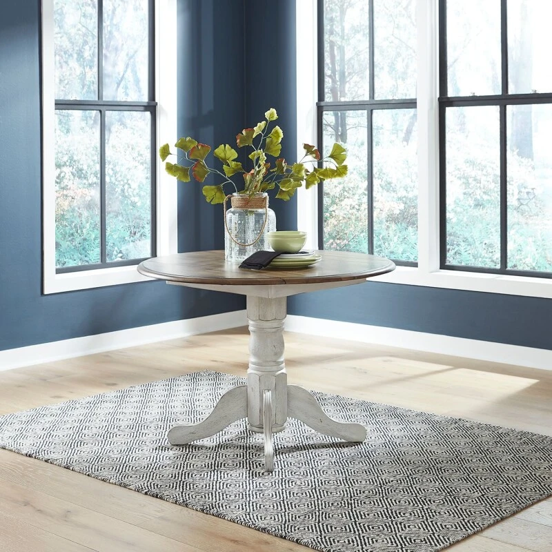 b29801dbf925e2d46c2c522892a5908d Carolina Crossing Drop Leaf Table Set - Image 1