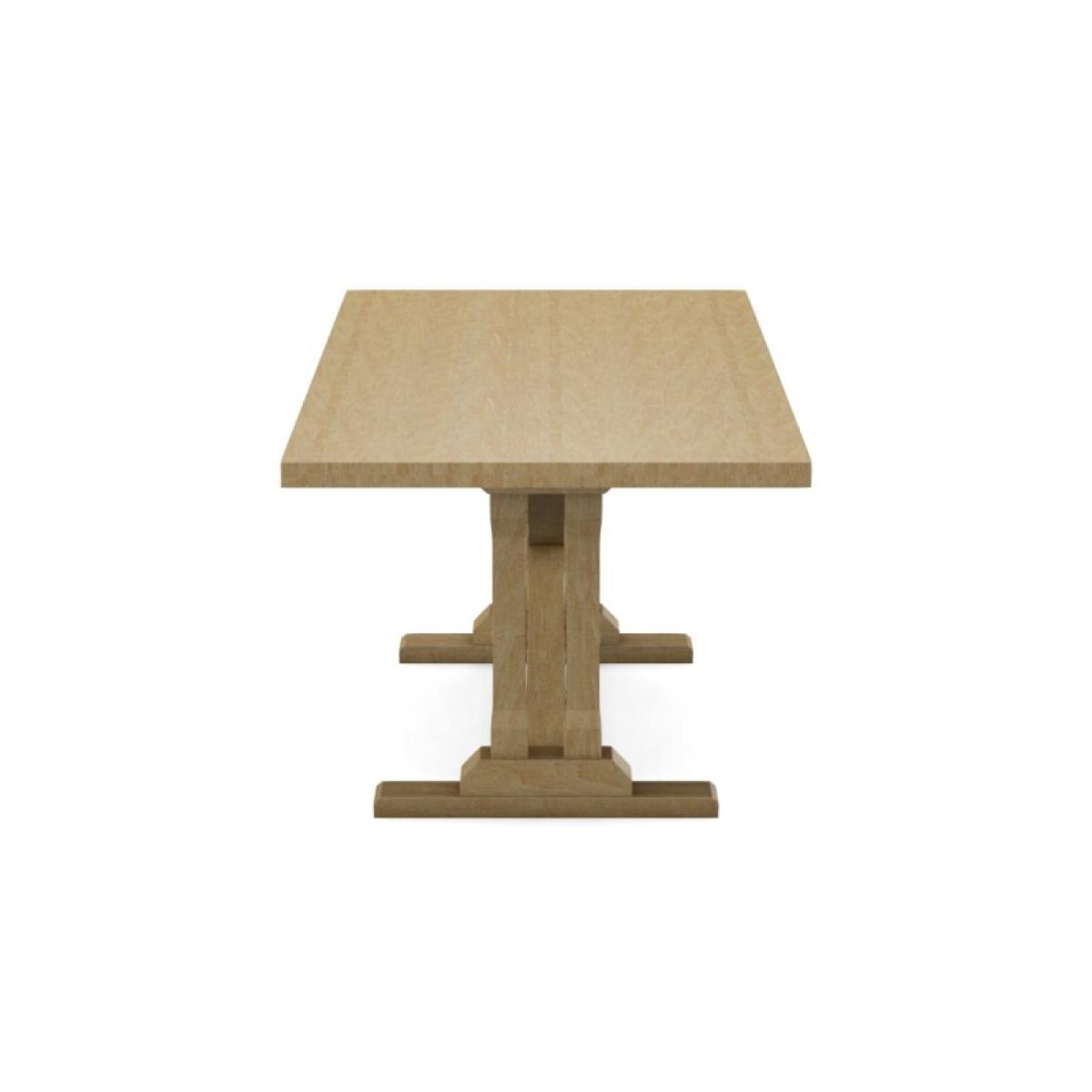 Alexa Trestle Solid Table Top and Base - T-17236TB - Image 14