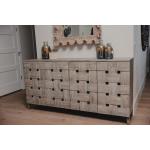 Wooden Weave 4-door Credenza, Soft Close Doors - Image 4