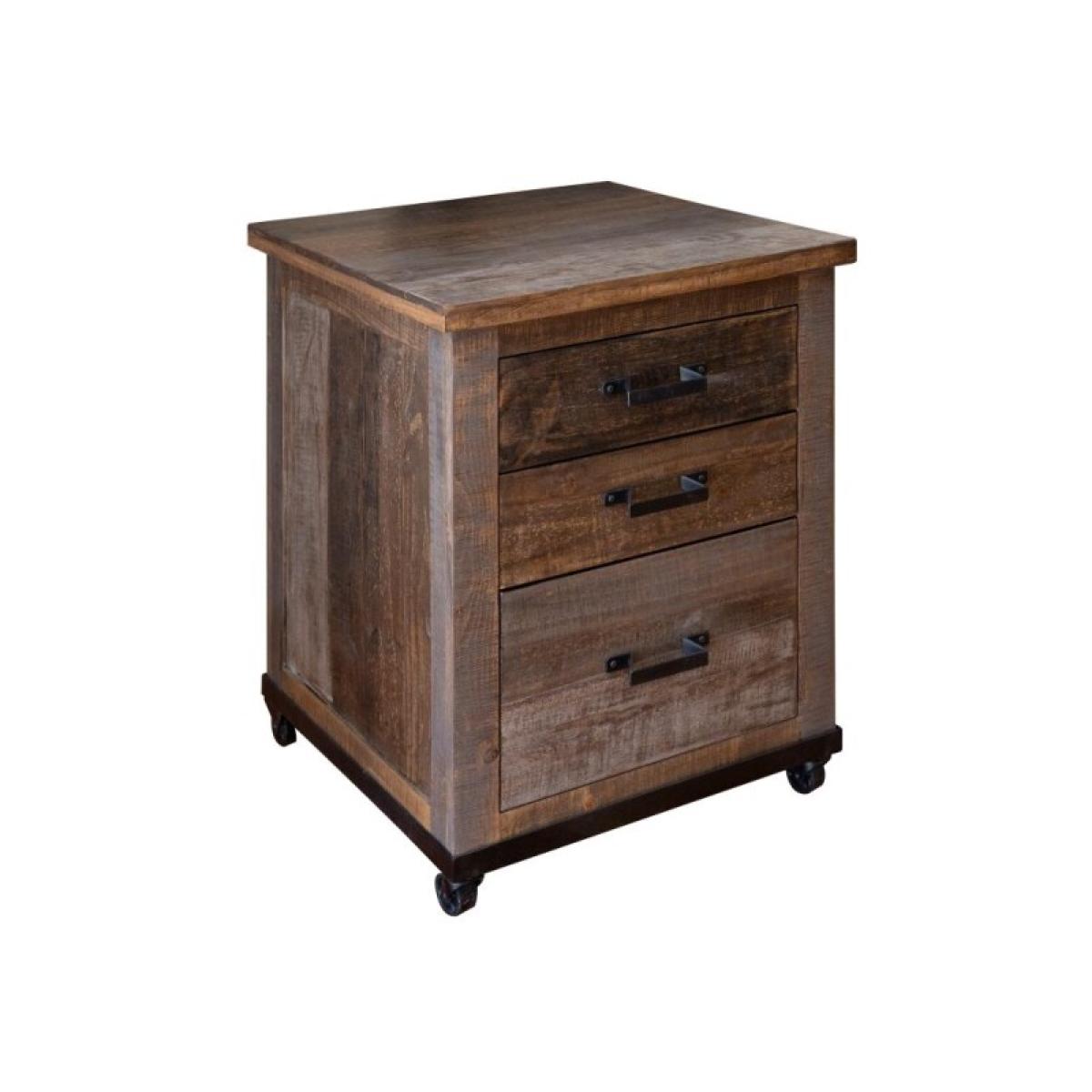 3 Drawer File (fits letter & legal size) - Loft Brown - Image 2