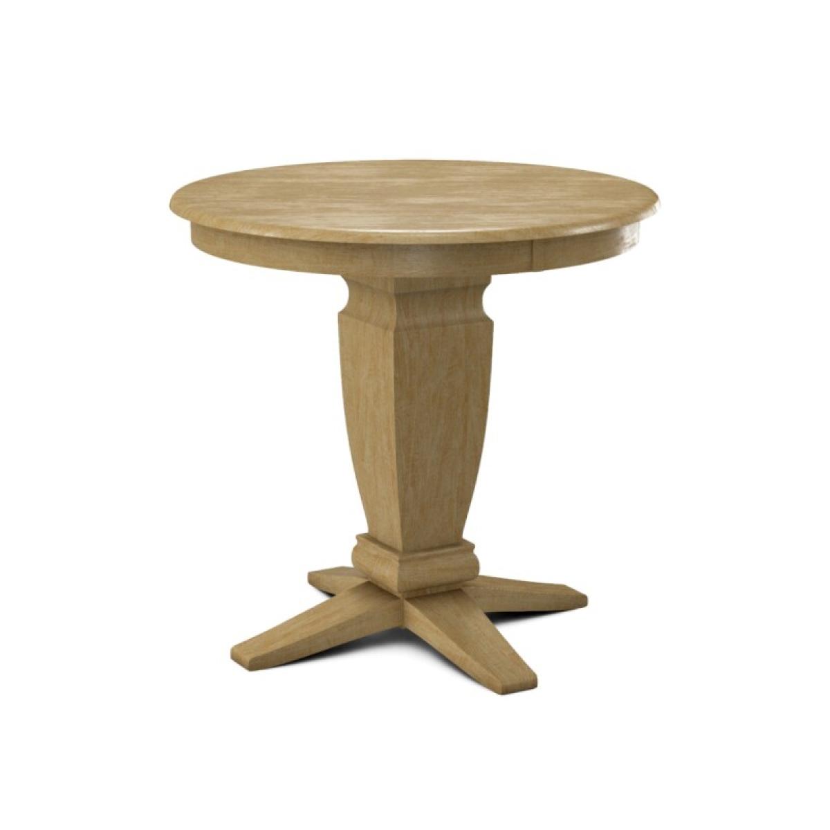 b37afd11038084e5c133d3f8a1b8ea08 Build Your Own Pedestal Table w/ 36"H Java Gathering Pedestal for Solid Tops - Image 1
