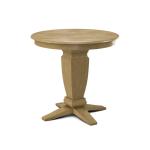 Build Your Own Pedestal Table w/ 36"H Java Gathering Pedestal for Solid Tops