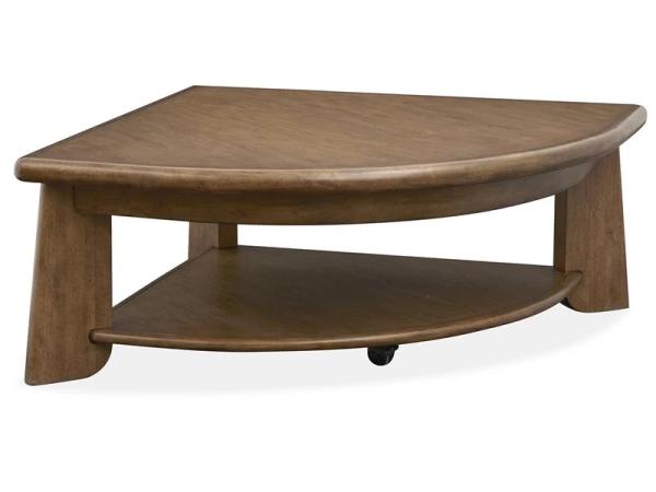 Tanner T6354-65 Pie Shaped Lift Top Cocktail Table w/Casters - Image 8