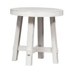 Modern Farmhouse Splay Leg Round End Table - Image 6