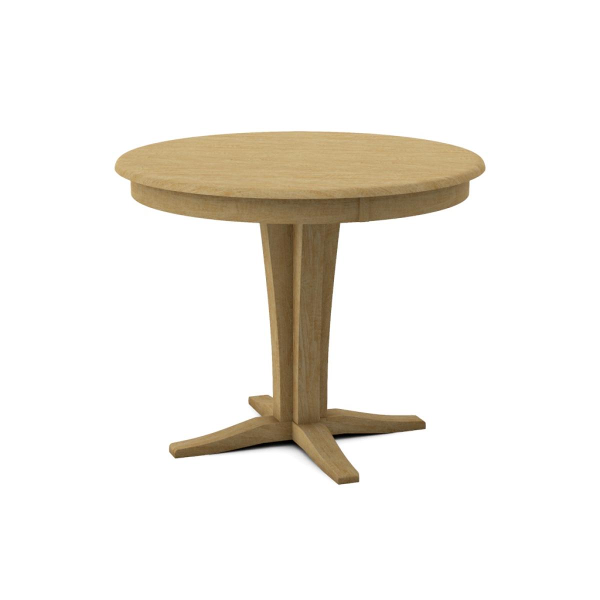 Build Your Own Pedestal Table w/ 30"H Verano Pedestal for Solid Tops - Image 4