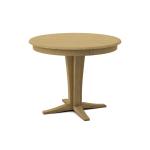Build Your Own Pedestal Table w/ 30"H Verano Pedestal for Solid Tops - Image 4