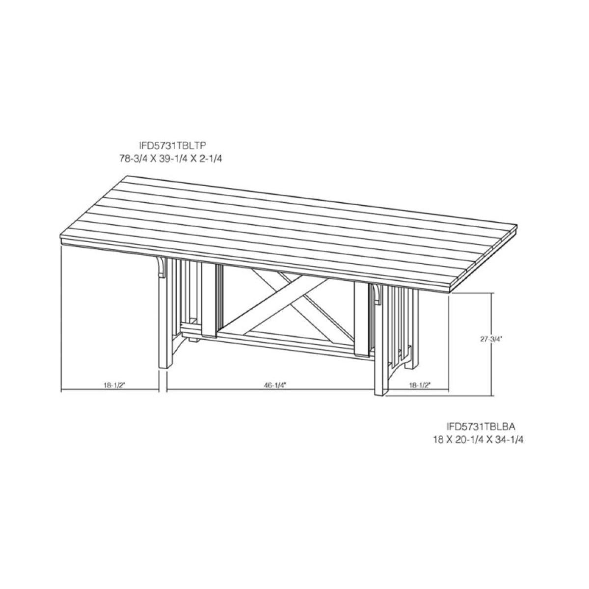 Table Base - Dutton - Image 7