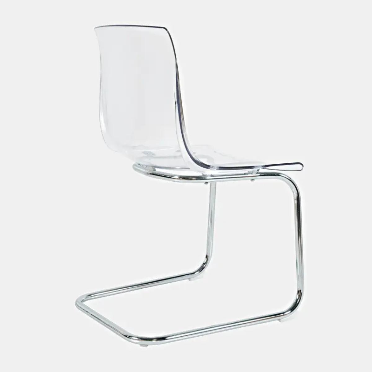 Clarity Transparent Dining Chair - Image 9
