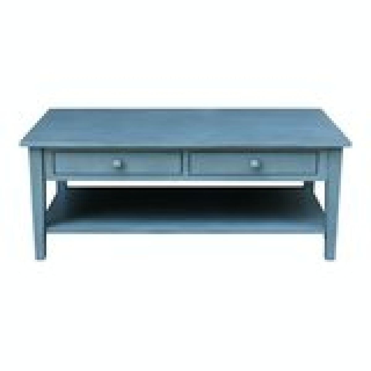 Destinations Collection - Spencer Coffee Table in Ocean Blue - Image 9