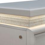 Reflections Nightstand w/ Lights and Charging Station - Image 14