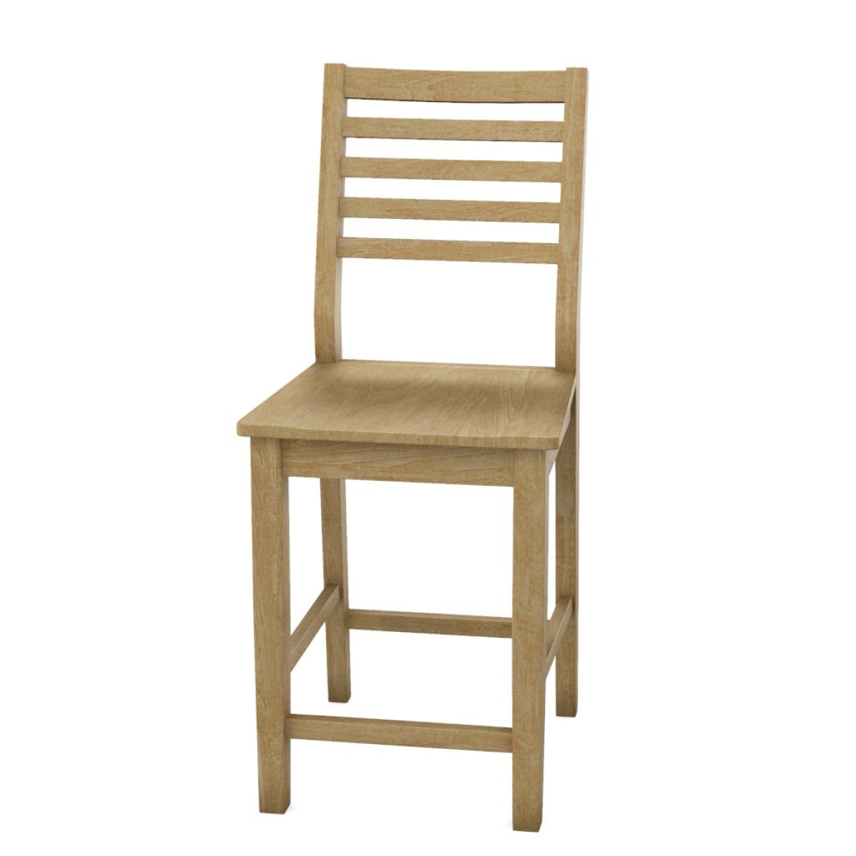 24" Aspen Ladder Back Counter Stool - Image 6