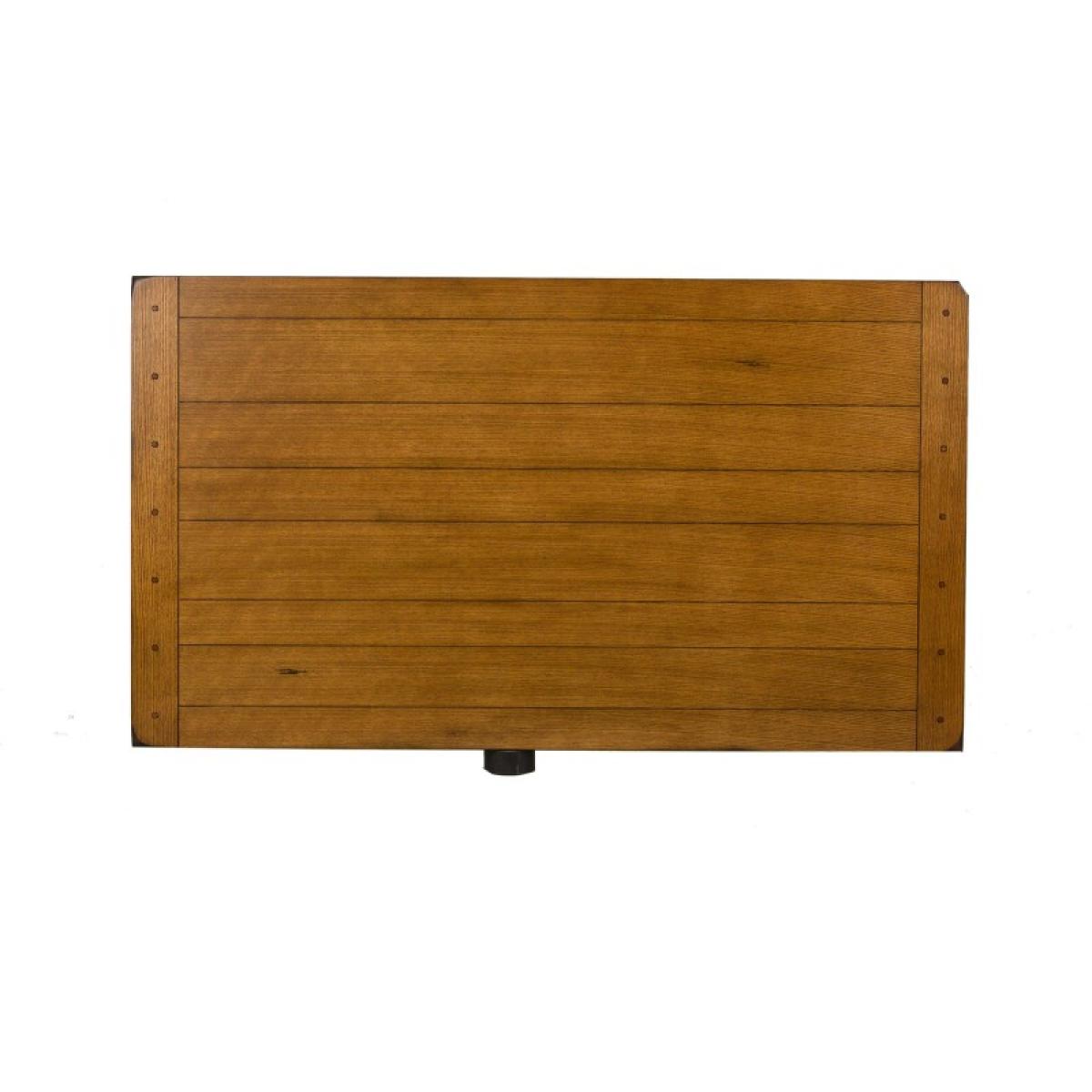 Treasures Rectangular Leg Table - Oak - Image 6