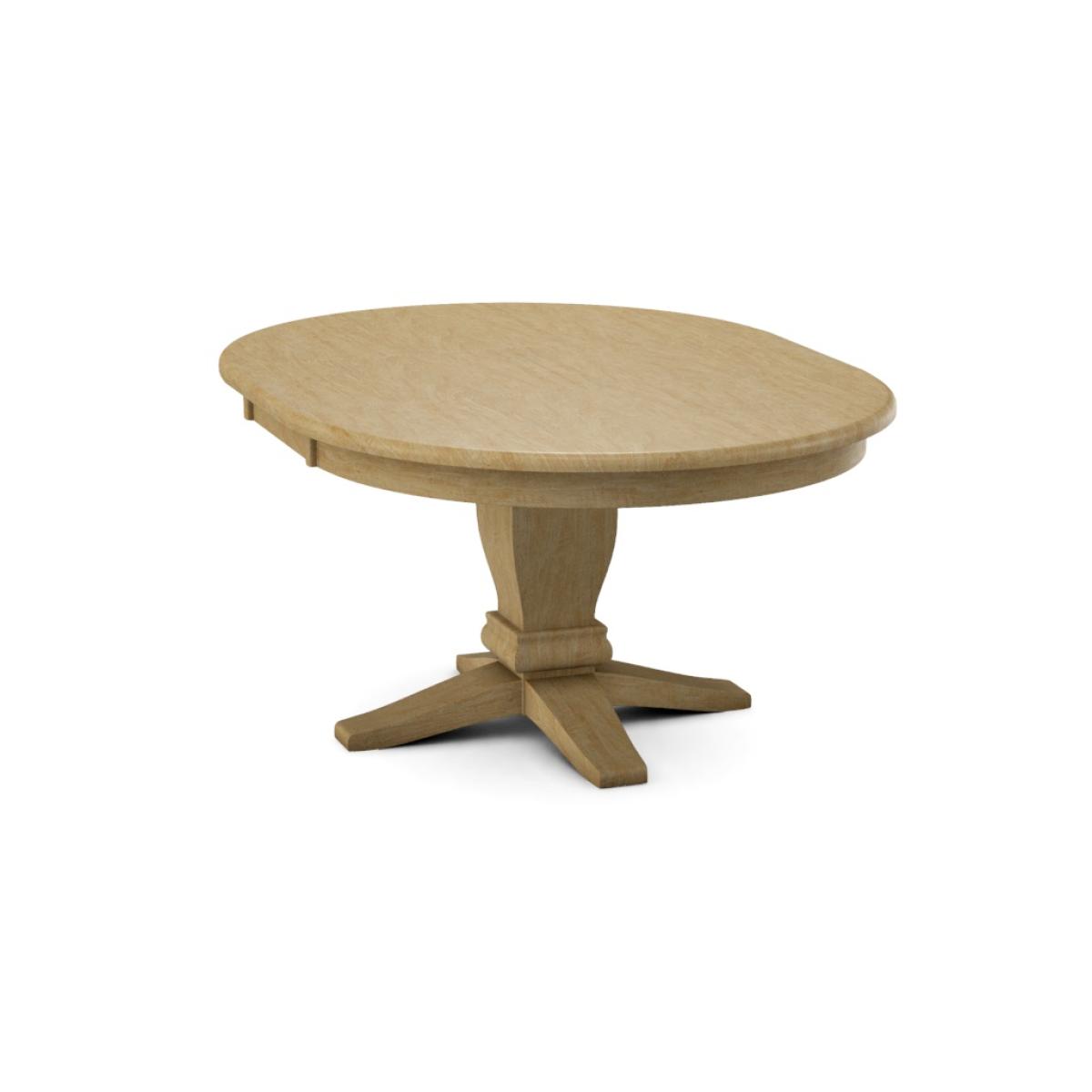 Build Your Own Pedestal Table w/ 48" x 66" Butterfly Leaf Extension Tabletop w/Half Bullnose Edge - Image 22