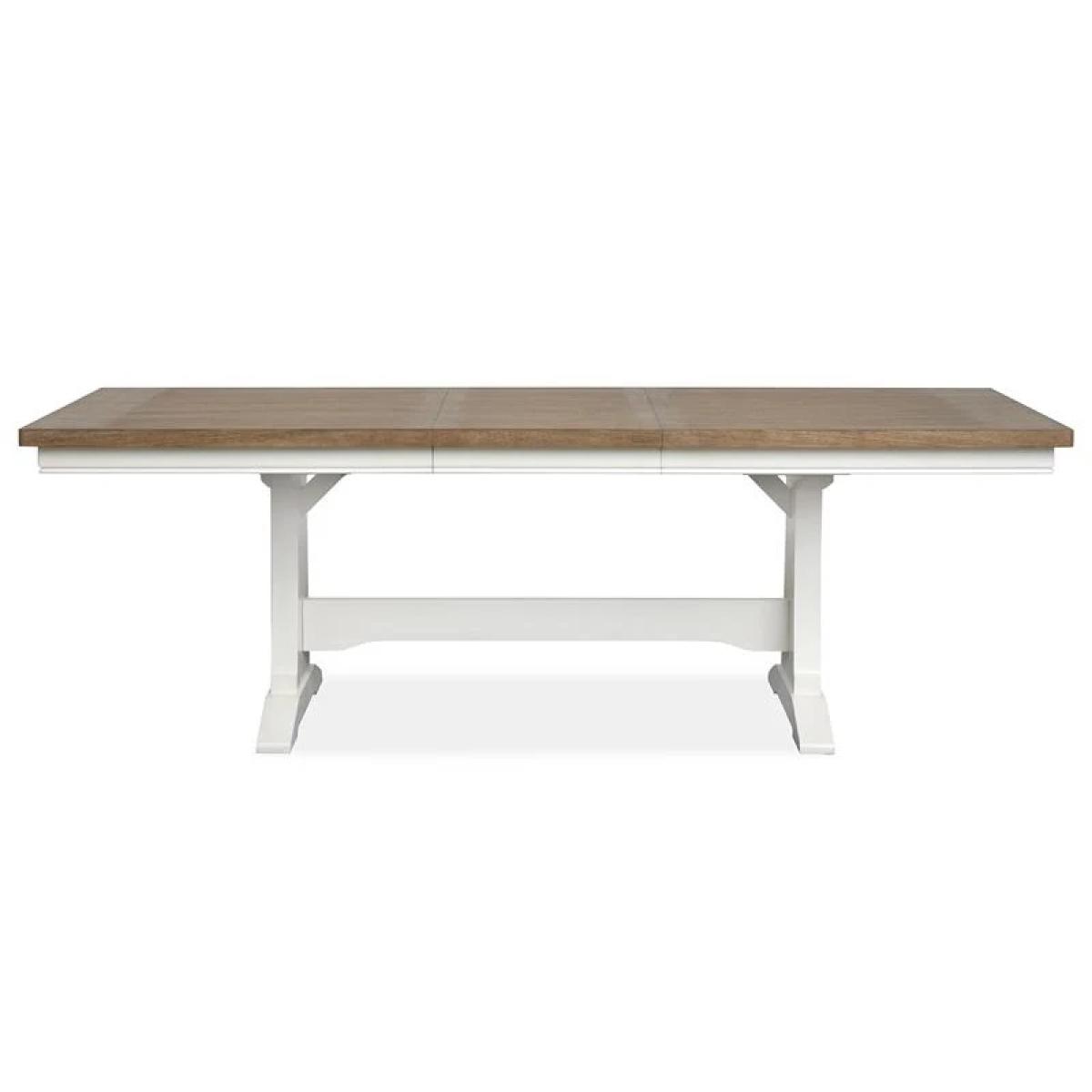 Kingston D6407-21 Trestle Dining Table - Image 3
