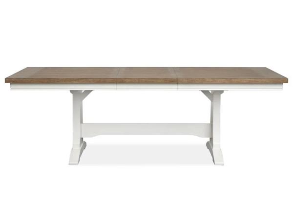 Kingston D6407-21 Trestle Dining Table - Image 3