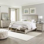 Ivy Hollow Queen Storage Bed, Dresser & Mirror, Night Stand