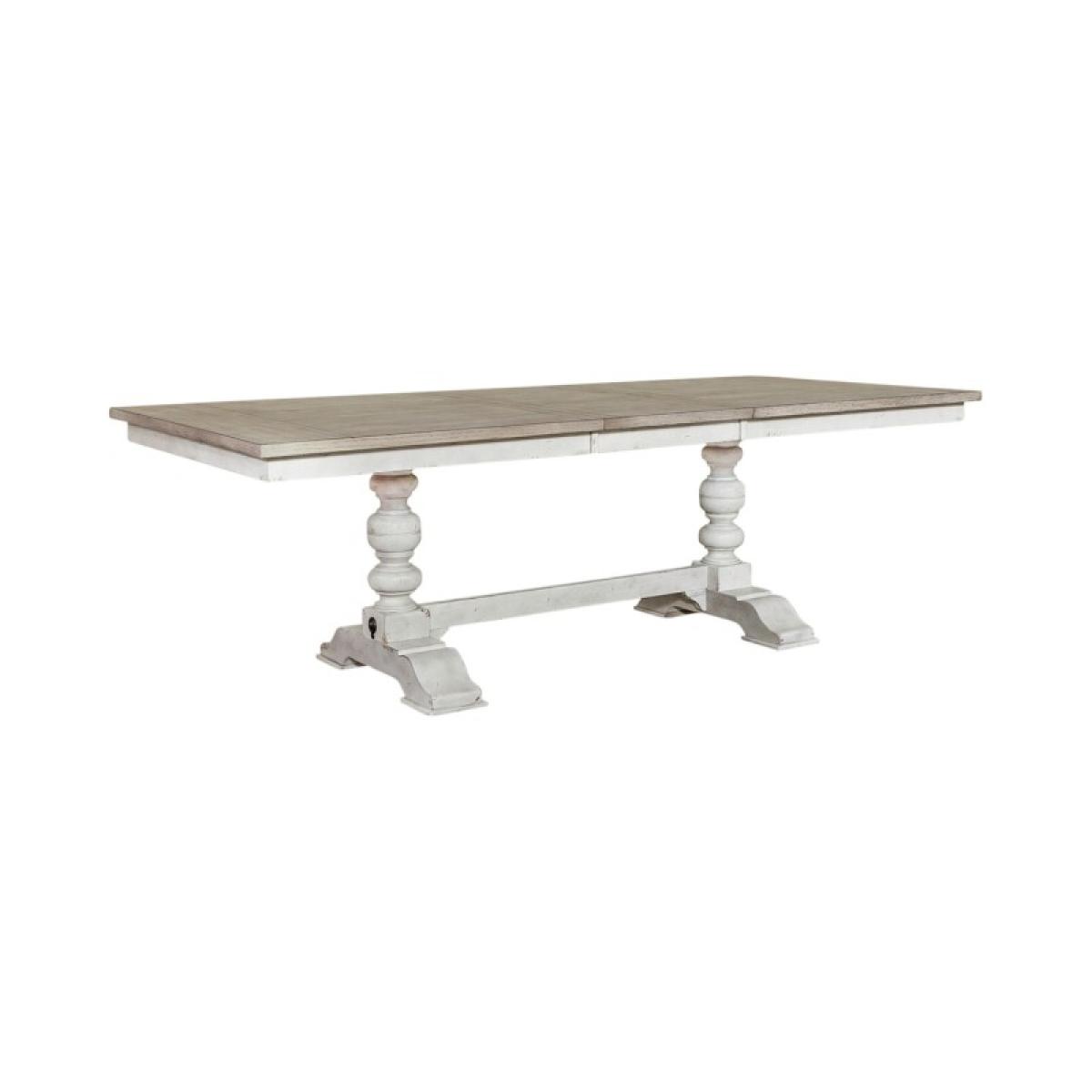 Whitney 7 Piece Trestle Table Set - Image 3
